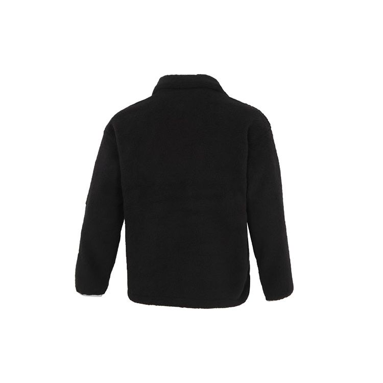 Puma Куртка Sherpa Bonded с вышитым логотипом и воротником-молнией Мужская верхняя одежда Черный 534930-01