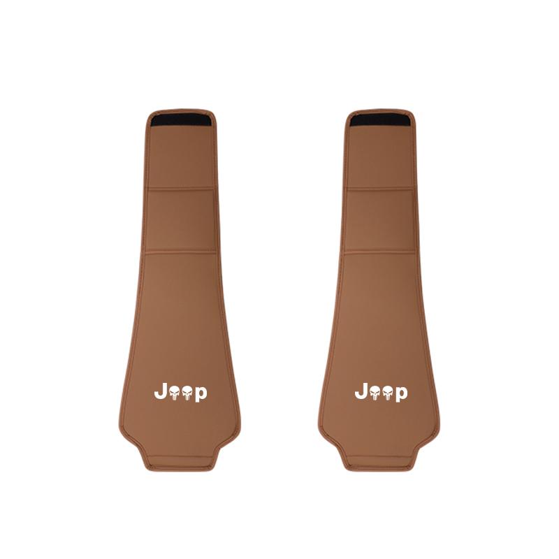 1Pcs Car Seat Headrest Cover Anti-Dirty Protective Cover For Jeep Grand Cherokee Wrangler JK Gladiator Compass Renegade Wagoneer AKW1