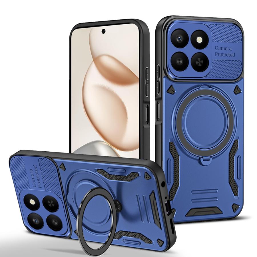 Прочный противоударный магнитный чехол-броня для Honor X7d X9d X9C Smart 400 Pro Magic 7 Lite Magic7 Держатель-кольцо-подставка Чехол для телефона