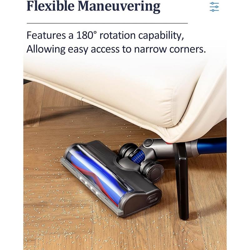 Для пылесоса Dyson V7 V8 V10 V11 V15 быстросъемная головка двигателя V-образная щетина роликовая щетка со светодиодной подсветкой