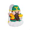 Китайская фигурка Lucky God, мультяшная статуя, милое настольное украшение удачи, маленькая скульптура для