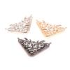 Metal Bags Corner Protectors With 2 Screws Handbags Clip Edges Hollow Fixed Decorative Buckle Diy Hardware Accessories