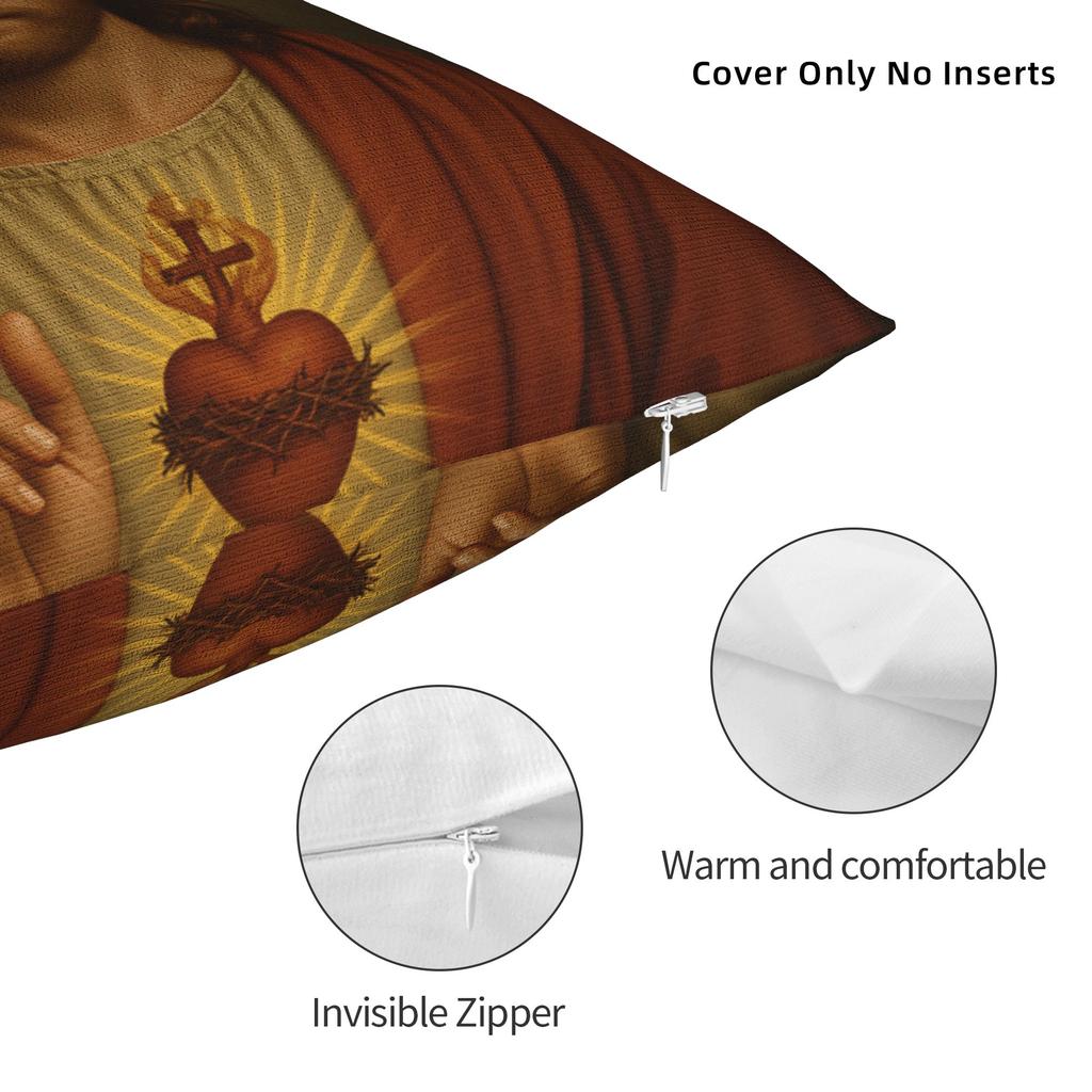 Ewan McGregor as Jesus Happy Easter Pillow Cover Soft Pillow Case Cushion Cover Retro Trendy Pillowcases For Living Room Chair