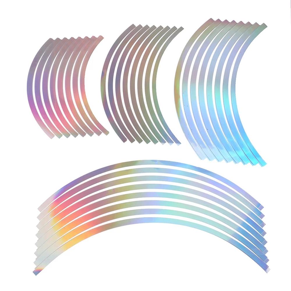 inches PVC Wheel Rim Tape Wheel Sticker Motorcycle Reflective Stripes Reflective Rim Stripe