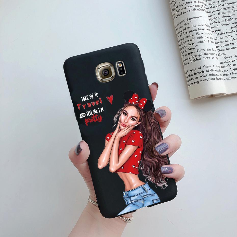 For Samsung Galaxy S7 egde case Cover for Samsung Galaxy S6 edge Case for Samsung S7 S6 G920F SM-G925F Cover Cute Silicon Fundas