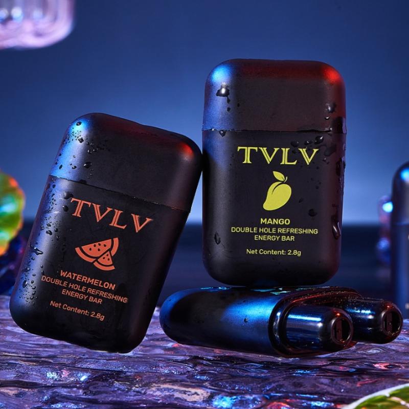 Мята/Лимон/Манго/Арбуз Энергетический стик Двойное отверстие Бодрящий энергетический батончик Ароматерапевтический назальный ингалятор Энергетический стик для ингаляций