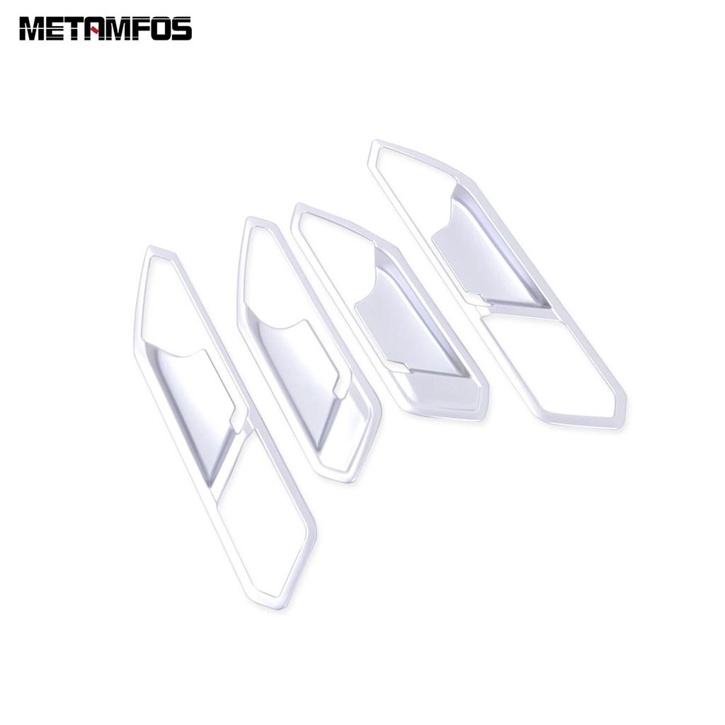 Для Volkswagen Tiguan 2017-2022 2023 внутренняя дверная ручка из углеродного волокна, крышка чаши, накладка, защитная наклейка, аксессуары для стайлинга автомобилей