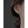 Spring Stud Earrings Women's Summer New Korean Version Simple Light Luxury Niche Earrings Earrings