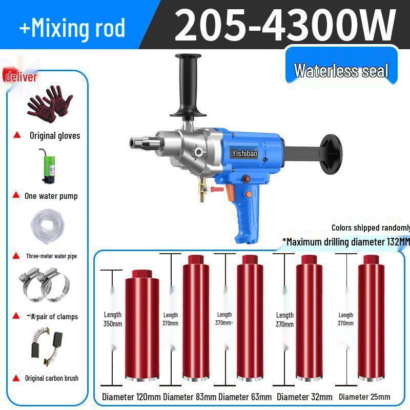Metabo High-Power Handheld Electric Diamond Core Drill for Concrete