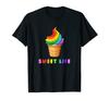 LGBTQ Rainbow Ice-Cream-Motiv, гордость, ЛГБТ, гей-парад, футболка