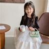 Chic Lace Pearl Handbag For Children In Trendy Floral Styles Ideal For School And Daily Outfits