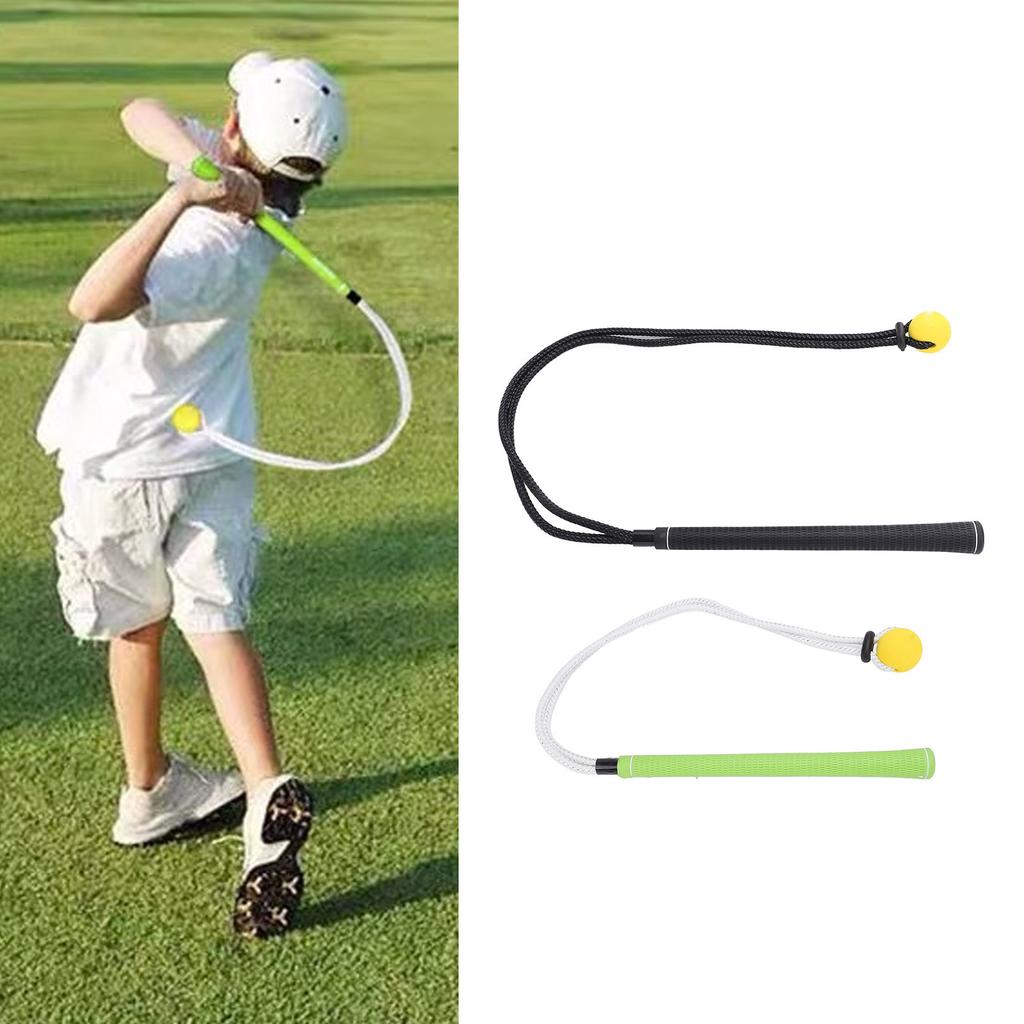 Golf Swing Trainer Rope Warm Up Improve Body Balance Anti Slip Silicone Grip Portable for Beginners
