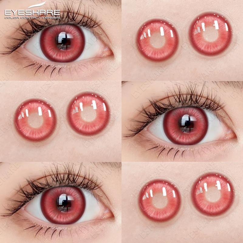 Eyeshare Косплей Цветные контактные линзы для глаз Хэллоуин Сумасшедшие цветные линзы Косметика Красота Ученик Годовое использование