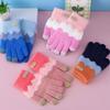 Warm Kids Winter Gloves Windproof Full Finger Children Mittens Soft Elastic Baby Gloves for 6-14 Years Old Baby Boys Girls