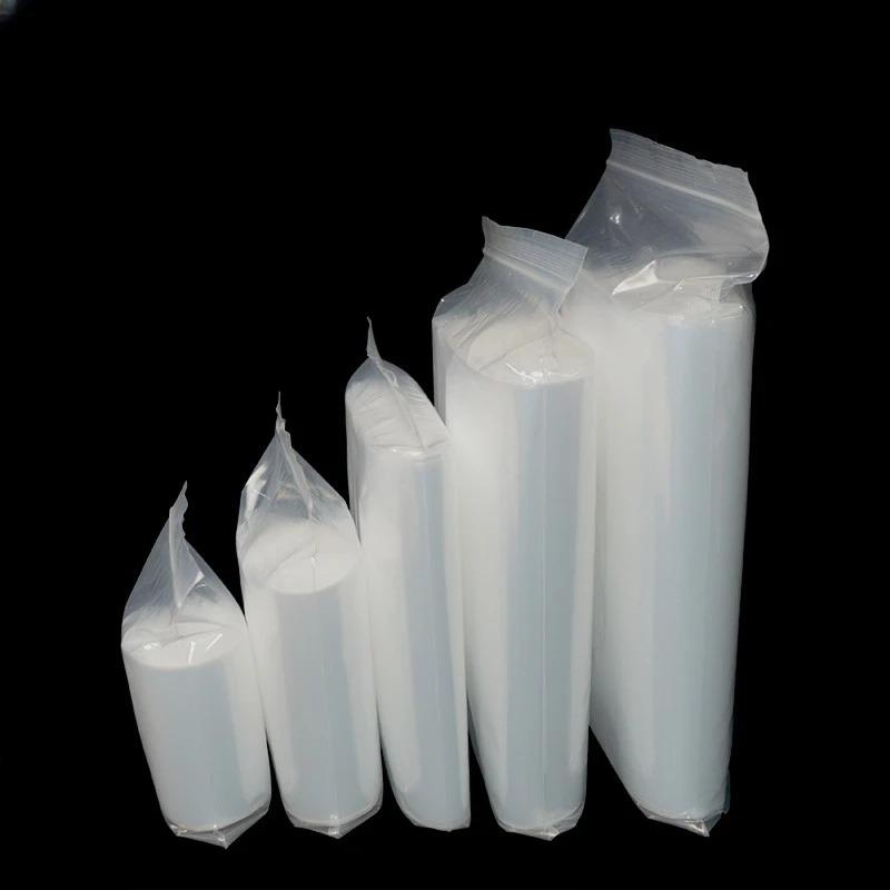 100 шт., длинный прозрачный самозапечатывающийся мешок 0,16 мм, полиэтиленовый, любой толщины, тонкий, влагостойкий, сумка для хранения с дистанционным управлением, узкие упаковочные пакеты на молнии