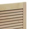 Natural Wardrobe Door 110 x 2.1 x 39.5 cm Solid Pine Wood