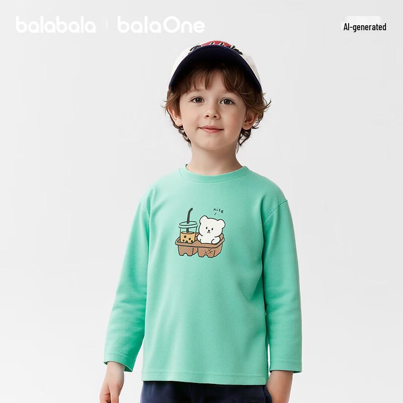 Детская мультяшная футболка с длинным рукавом Balabala