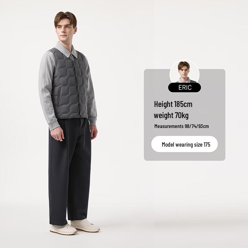 Tanboer Men's V-Neck Down Vest TA5330105A