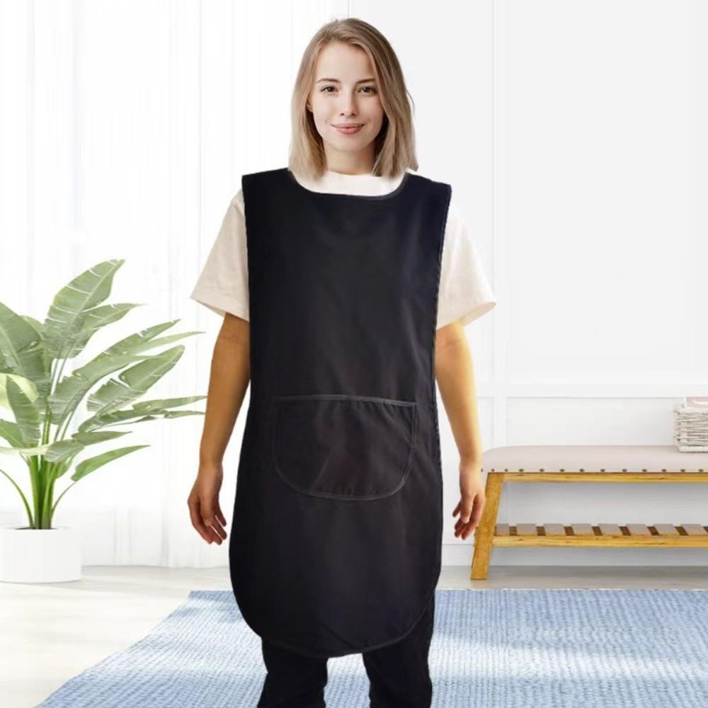 Professional Salon Hairstylist Apron Black Barber Hair Uniform Haircuts Cloth Wrap  Nail Salon
