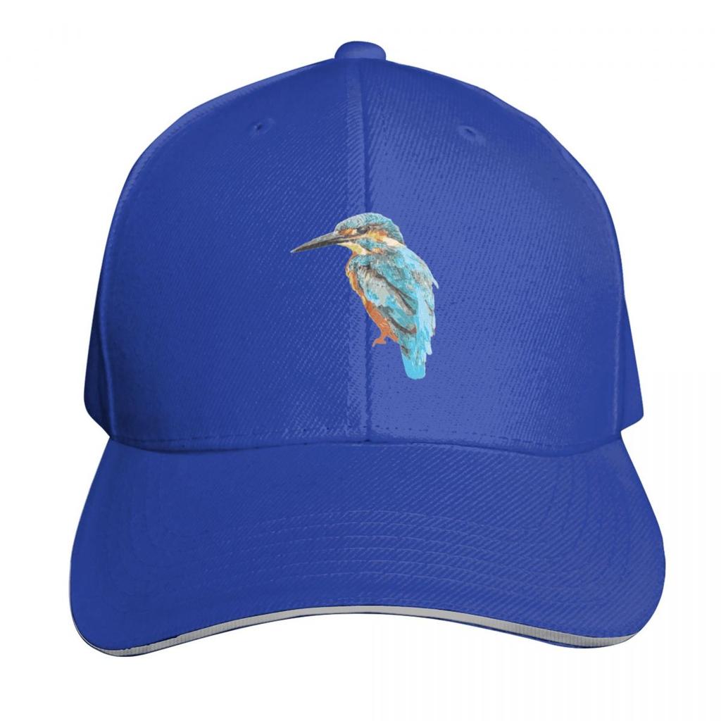 Kingfisher Baseball Cap Six Panel Structured Crown Sun Protection Upf 50 Breathable Mesh Back