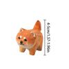 Mini Wooden Animal Figurine Hand Carving Wood Cat Dog Statues Painting Art Figurine Home Desktop Decoration Ornaments Gifts