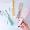 Cartoon Hairdressing Comb Women Student Hair Smoothing Comb Girl Heart Cute Silicone Straight Hair Comb For Children'S Home Use