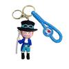 One Piece Keychain One Piece Big Jackpot Sabo Pirate Fire Emperor Keychain Figurine for Keys