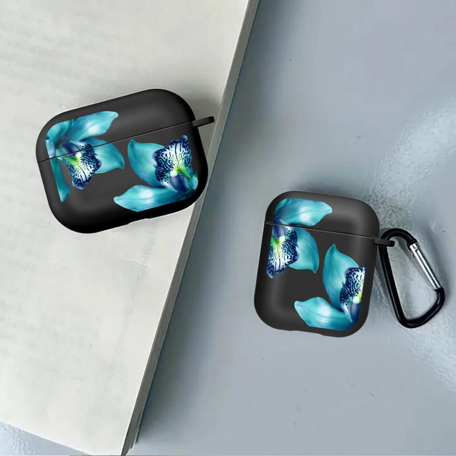 Чехол с узором из цветов красной лилии для Airpods Pro2 3 4 1 Pro3 Pro 2 Чехлы для наушников Обложка