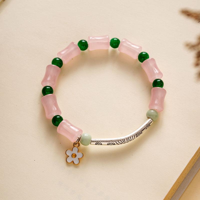 10 мм керамические украшения конфетного цвета полный браслет из бусин эластичный браслет в старинном стиле