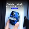 QWSL3 Stainless Car Door Lock Buckle Trim Cover Protector Rust Accessories For BMW M 1 3 4 5 6 7 Series X1 X3 X4 X5 G20 G38 F48 E36