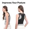 Adjustable Posture Corrector for Women Men Back Support with Shoulder Brace Breathable Correction Belt Back Straightener