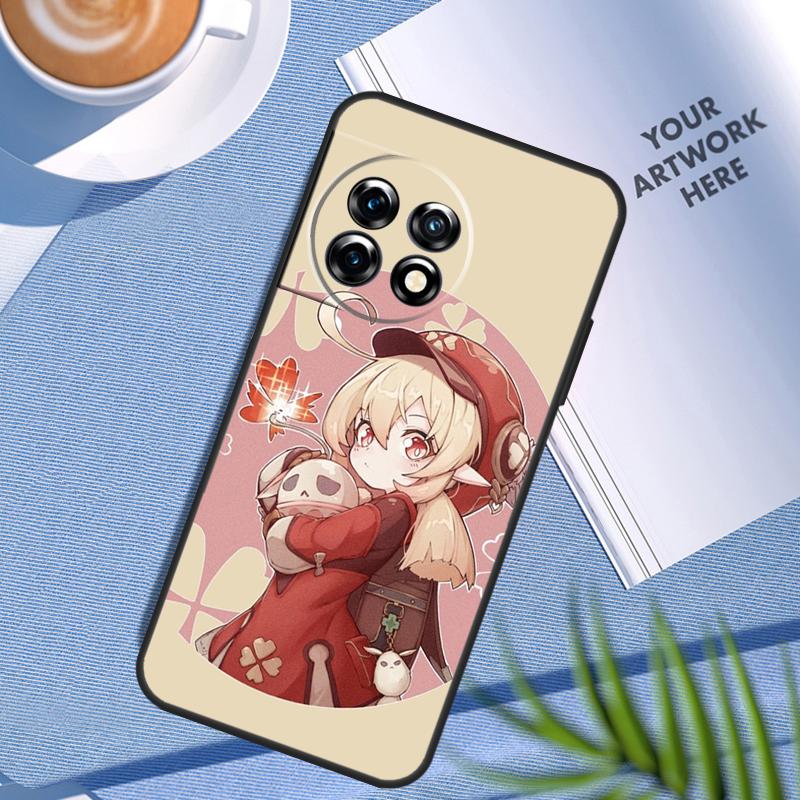 Чехол Qiqi Klee Genshin Impact для OnePlus Nord 5 CE 4 3 2 Lite N20 N30 OnePlus 15 13 12 11 9 10 Pro 12R 13T 13R