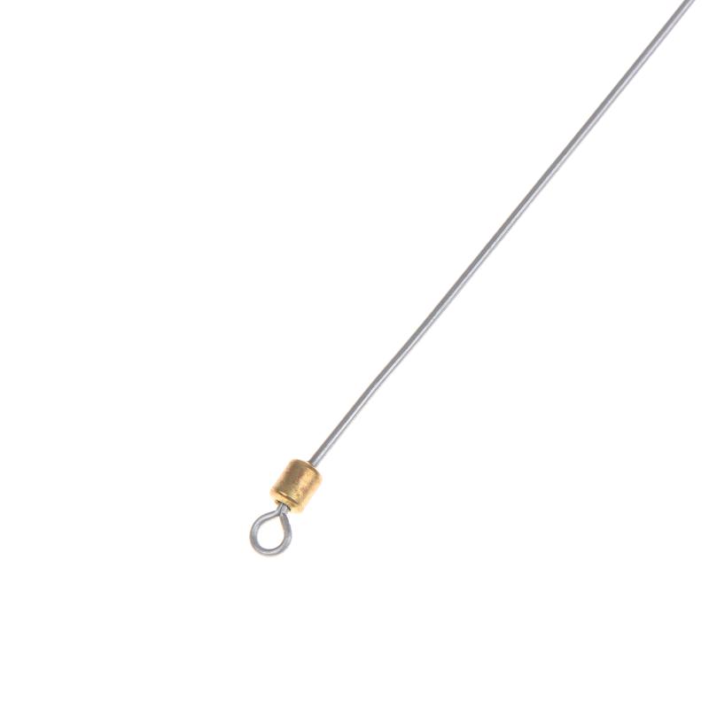 Fishing Bearing Swivels 20Pcs Corrosion Resistant Long Pole Fishing Connectors Practical Tackle for Saltwater Sea Fishing