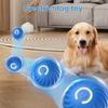 Interactive Rolling Ball Dog Toy Motion-Activated Rechargeable Ball Toy Automatic Moving Bouncing Ball with Light for Cats Dogs