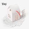 Decorative Gift Boxes for Weddings 10PCS House Shape Cardboard Candy Boxes, Hollow Window Design Containers Aromatherapy Packaging with Portable Rope,