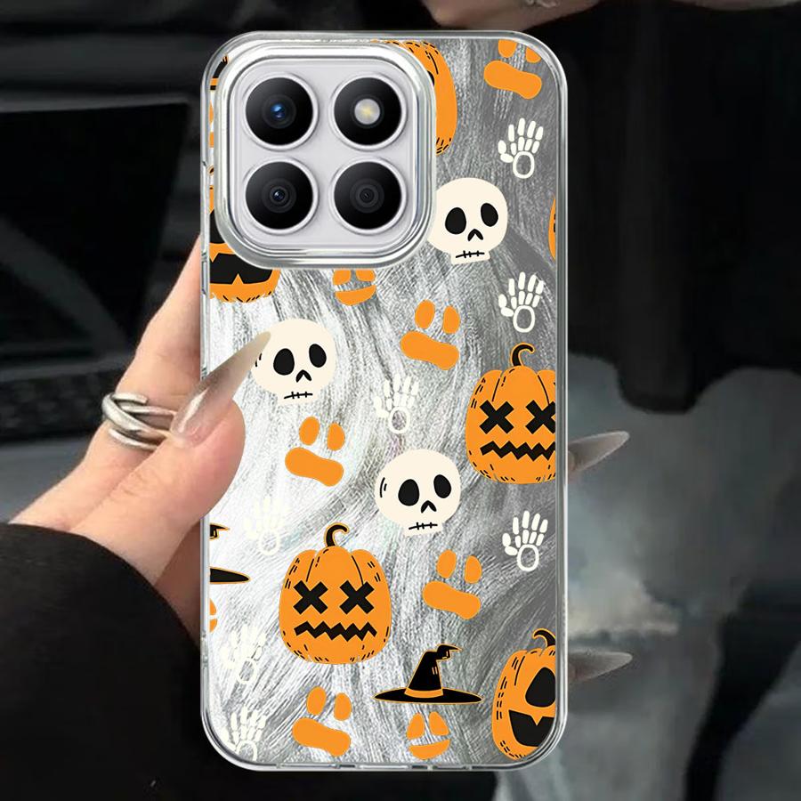 Мультяшный чехол на Хэллоуин для Honor 200 Pro X8a 200 400 Lite X9c X7b X9b X8c X9a X8b Мягкий чехол
