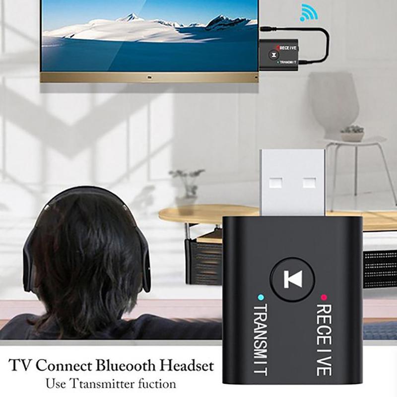 Usb беспроводной Bluetooth адаптер 5.0 передатчик Bluetooth для компьютера телевизора ноутбука