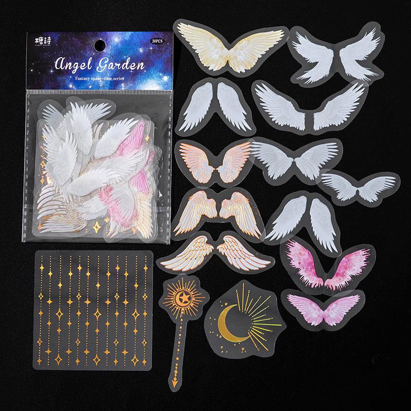 30 шт./компл. Kawaii наклейки для скрапбукинга Fantasy Time принадлежности для скрапбукинга дневник планировщик декоративные канцелярские наклейки для рукоделия LXY