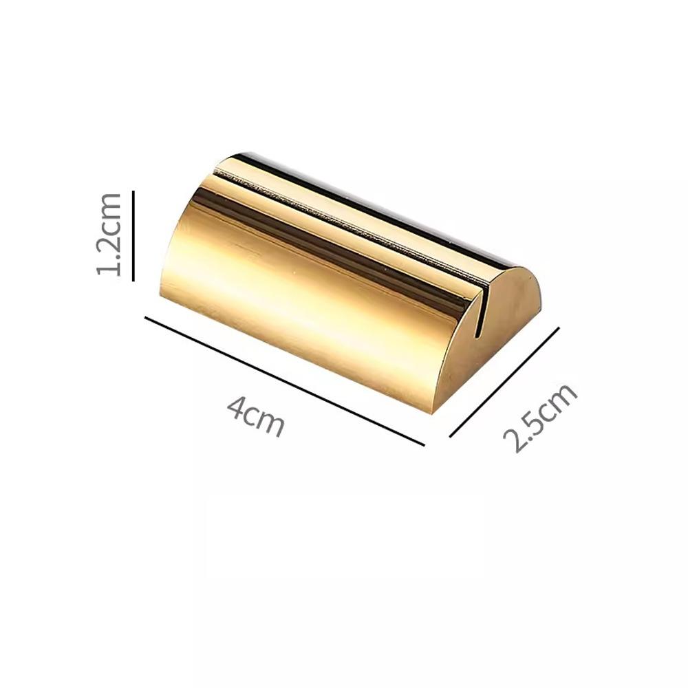 Stainless Steel Table Place Card Holder Geometric Shape Menu Sign Holder  Wedding Party