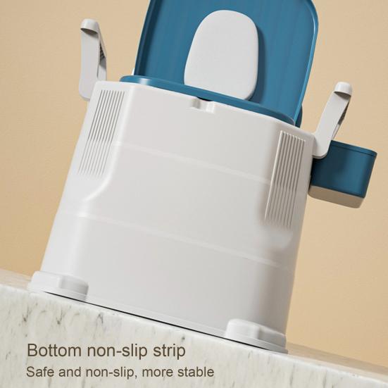 Portable Camping Toilet with Wide Seat for Elder Adults Easy To Clean Stable Portable Mobile Toilet for Indoor Outdoor Camping Travel