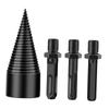 Removable Firewood Drill Bit Wood Splitter Drill Woodworking Tool Firewood Log Splitter Drill Bit