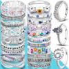 Size 6 -9 Inch Authentic 925 Silver Women Stackable Ring Girl 'S Luxury Wedding Finger Rings