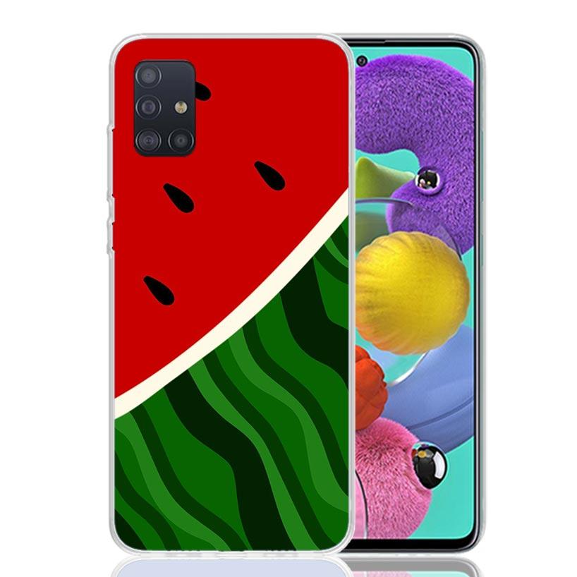 Watermelon Summer Fruit Phone Case for Samsung Galaxy A52 A51 A50S A12 A22 A32 A72 A10S A30S A31 A71 Note 20 Ultra 10 Plus S10 G