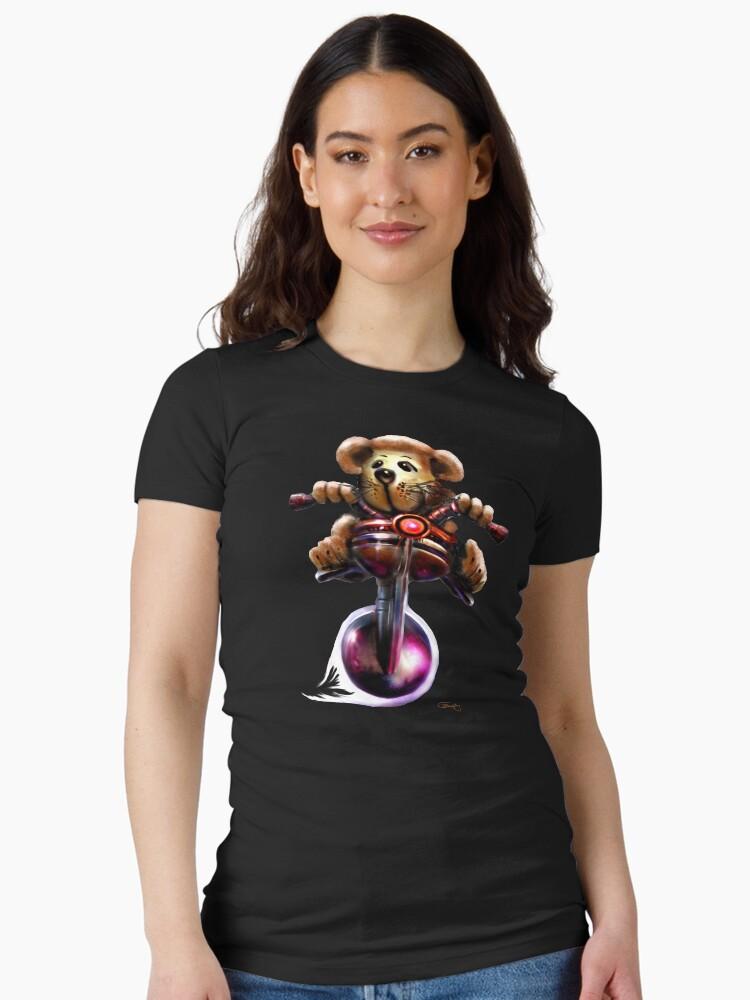 Biker Mice from Mars TeddyDawgT Fitted T-Shirt