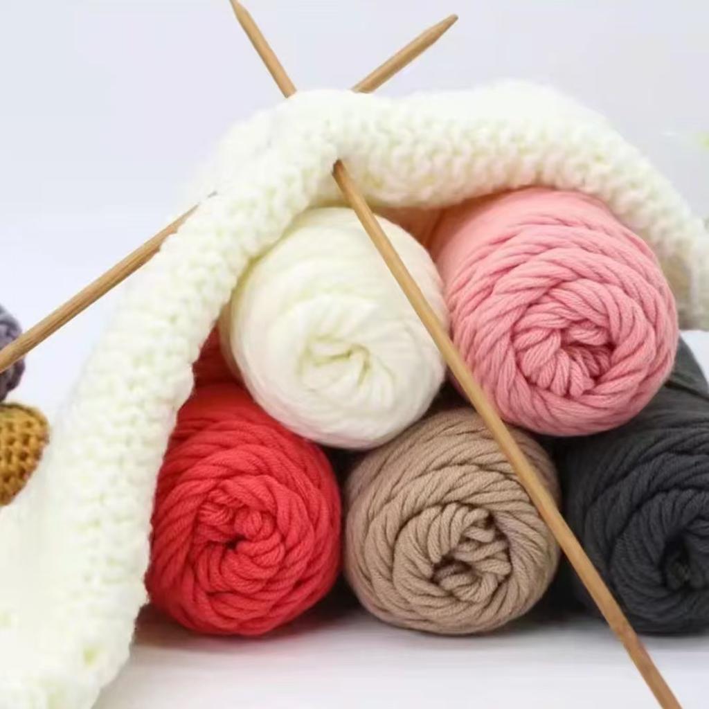 100 г Пряжа Pure Colour Lover Мягкая молочная хлопковая пряжа Шерстяная пряжа 8 сложений Нить для вязания шарфа Шерсть Ручная работа DIY Шарфы Подарок