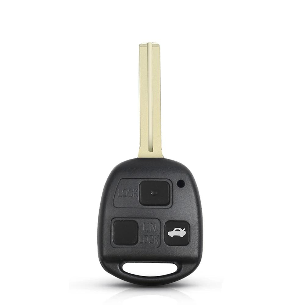 KEYYOU 10pcs For Toyota Corolla Land Cruiser YARIS CAMRY RAV4 Lexus RX300 LS400 GX460 Remote Key Shell Case TOY43 TOY48 TOY47