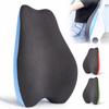 Office Chair Cushion Soft Memory Foam Lumbar Support Pillow Lower Back Pain Relief Ergonomic Back Support Cushion Trains Airplanes Trucks Cars