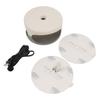 Sticky Dome Flea Capture Trap Bug Trap with 2 Glue Discs and Light Bulbs for Home Indoor US Plug