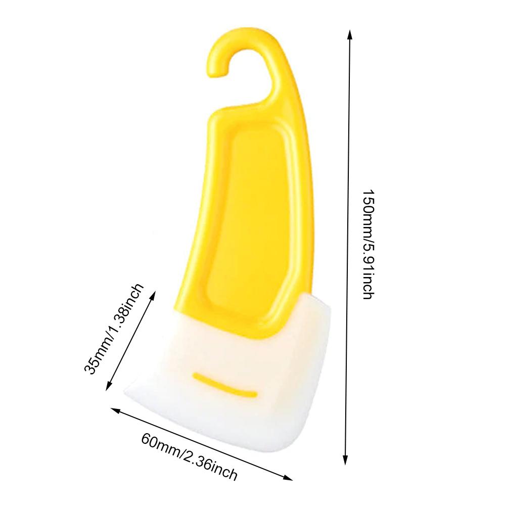 Чистящая силиконовая лопаточка, кухонный скребок, мягкое лезвие, скребок, щетка, грязная кастрюля, кастрюля, инструменты для чистки посуды, силиконовая кухонная утварь