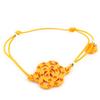 [H3562] - Orange 'Camellia' Designer Bracelet